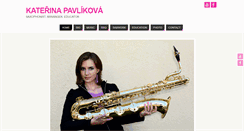 Desktop Screenshot of katerinapavlikova.cz